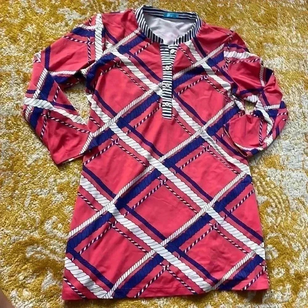 J McLaughlin nautical rope mini dress/tunic small